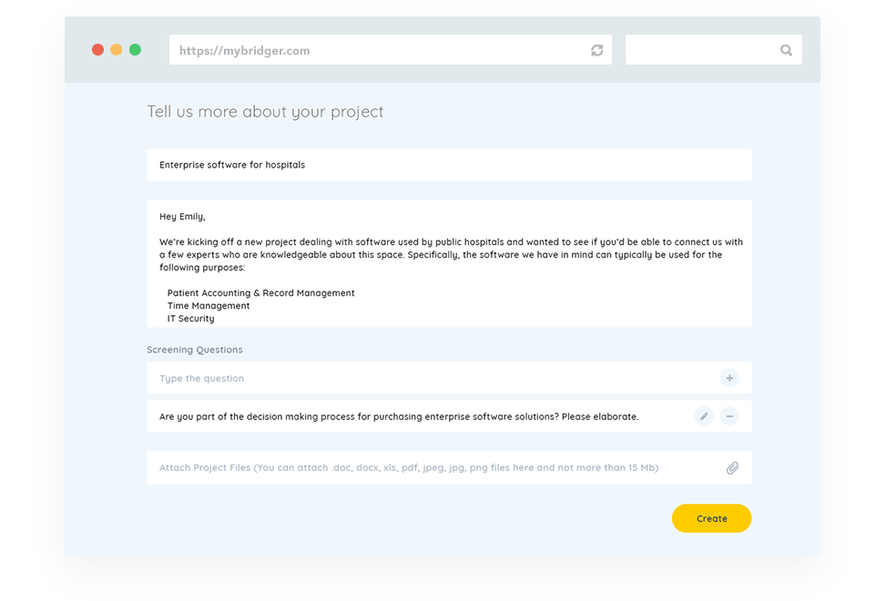 Bridger Engagement Platform